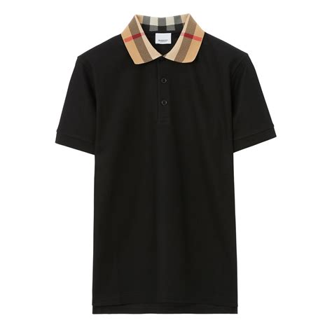 burberry polo rubber logo|Burberry polo shirt men authentic.